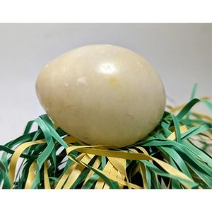 Vintage Quarz Egg Easter Stone Crystals Minerals
